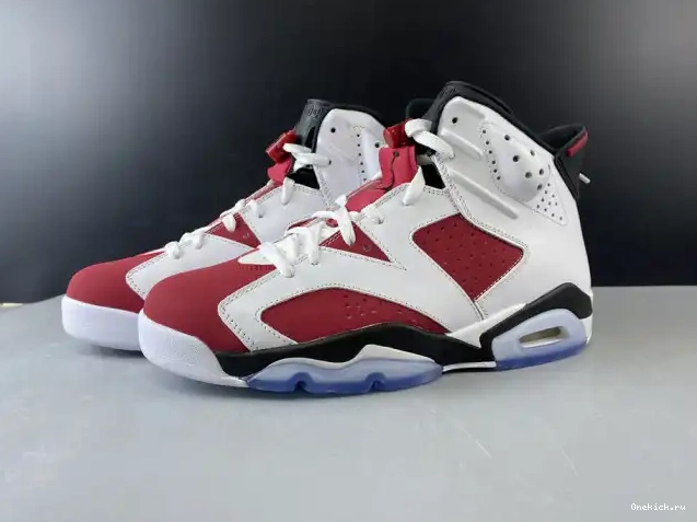 One Kick JORDAN RETRO 384664-160 AIR 6 'CARMINE' 2014 0524